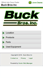 Mobile Screenshot of buckbrosinc.com